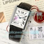 AF Factory Replica Cartier Tank Solo Large Automatic Watch Black Leather Strap 
